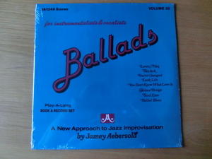 LP　未開封 JAMEY AEBERSOLD　BALLADS　EIGHT JAZZ CLASSICS Volume32