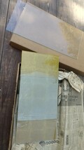 和小物用木枠硝子ショーケース 組み立て前 未使用保管品 紙箱 昭和50年代_画像3