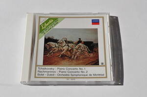 チャイコフスキー：ピアノ協奏曲1番&ラフマニノフ：ピアノ協奏曲第2番@ホルヘ・ボレット&シャルル・デュトワ/ゴールドCD/Gold CD