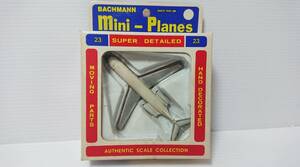  BACHMANN バックマン mini-Planes 　当時物 　希少価値　 香港製　 (DELTA DOUGLAS　DC-9)　NO、23　ミニカー　フィギュア　