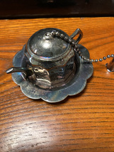【ポット型TEA IFUSER】紅茶　茶葉　SILVER PLATED ティータイム　英国製【23/02 TY-1E】_画像3