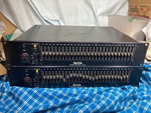 RAMSA graphic equalizer WZ-9321 Ram sa27 band monaural 2 pcs ( stereo, pair ) working properly goods [3 months guarantee ]