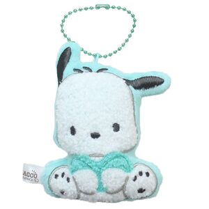 ★新品　ポチャッコ　Pochacco　もこもこマスコット　バッグチャーム　ボールチェーン　サンリオ　sanrio