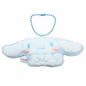 ★新品　シナモロール　Cinnamoroll　シナモン　もこもこマスコット　バッグチャーム　ボールチェーン　サンリオ　sanrio