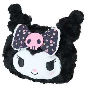 ◆新品　クロミ　kuromi　フェイスポーチ　フラワードレス　サンリオ　sanrio