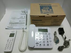  Panasonic cordless telephone machine ( cordless handset 1 pcs attaching ) white VE-GD27DL-W|YL230316001