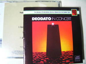 希少！無傷CD７曲版 デオダートのグループのみイン・コンサート DEODATO IN CONCERT ジョン・トロペイ弾きまくり/e