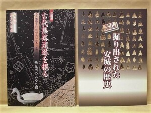 ［図録］2点　企画展 古代集落遺跡を掘る、掘り出された安城の歴史　安城市歴史博物館 1995～96