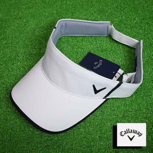  Callaway Golf sun visor [ white /FR] new goods!