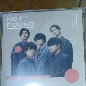 NOT FOUND (通常盤) Sexy Zone