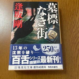 墓標なき街 （集英社文庫　お１６－２１） 逢坂剛／著