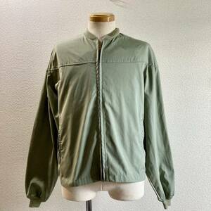 70s 80s JOCKEY キャップショルダージャケット XL タロンジップ 涙TALON グリーン系（抹茶色） ダービージャケット vintage Derby JACKET