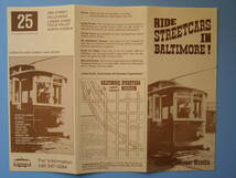 (A41) パンフレット 鉄道 博物館 海外 アメリカ ボルチモア Baltimore Streetcar Museum 路面電車 資料 コレクション 米国_画像5