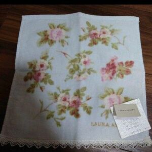 ローラアシュレイ タオルハンカチ フェイスタオル LAURA ASHLEY