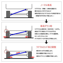 CUSCO調整式ラテラルロッド ブッシュタイプ R用 HA12Sアルトワークス F6Aターボ 1998/10～2000/12_画像4