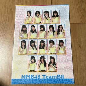 NMB48 Team BⅡ リクアワ クリアファイル 渡辺 美優紀、薮下、渋谷