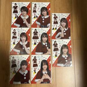 欅坂46 ローソン限定 クリスマス クリアファイル 8枚セット 渡辺 梨加 菅井 友香 小林 由依