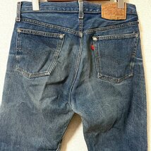 (^w^)b リーバイス 501 70s 80s ヴィンテージ デニム ジーンズ Levi's オリジナル 赤 タブ ミミ 耳 ボタンフライ 555刻印 W30 6601EE_画像4