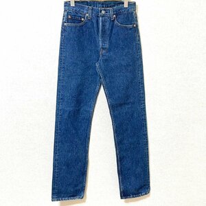 (^w^)b USA製 リーバイス 501 80s 90s ヴィンテージ デニム ジーンズ ジーパン 濃紺 Levi's 赤タブ ボタンフライ 552 刻印 脇割 W30 6618EE