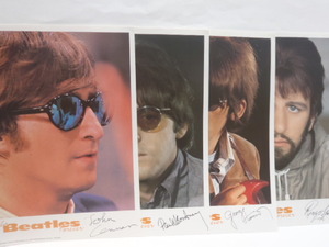 THE BEATLES FOREVER ピンナップ４枚セット A4サイズ JOHN LENNON PAUL McCARTNEY GEORGE HARRISON RINGO STARR ビートルズ