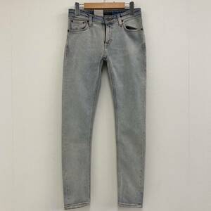 新品未使用品 Nudie Jeans Skinny Lin スキニー ストレッチ アイスウォッシュ W27 ヌーディージーンズ スリム デニムパンツ 3020086