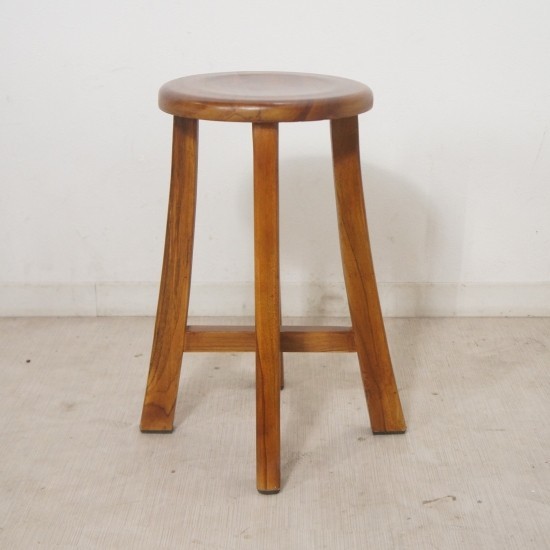 アンティーク 広島博永家具 木製スッール 椅子/チェア スツール