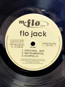 M-FLO - FLO JACK【12inch】1999' 国内盤/LABSOUL RECORDS