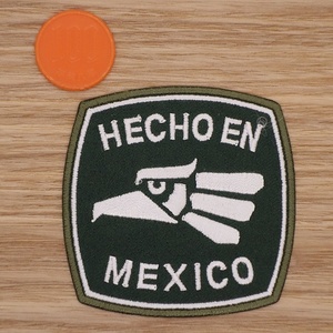 【Ｍサイズ】アイロンワッペン NO.1306 ＨＥＣＨＯ ＥＮ ＭＥＸＩＣＯ メキシコ ミリタリー アーミー 戦闘機 米軍 【郵便定形】