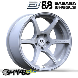 アクセレラ バサラホイール 18インチ 5H114.3 9.5J +0 1本 ホイール ホワイト BASARA WHEELS ドリフト GTR