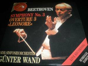ヴァント ベートーヴェン 交響曲 3番 英雄 レオノーレ 北ドイツ 序曲 エロイカ NDR RCA 1989 90年 ライヴ リマスター 紙