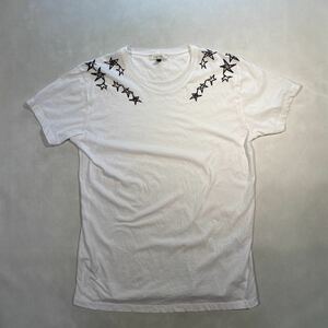 極美品　Valentino made in Italy サイズL 星プリント　本物　tシャツ　超激安価格！！！