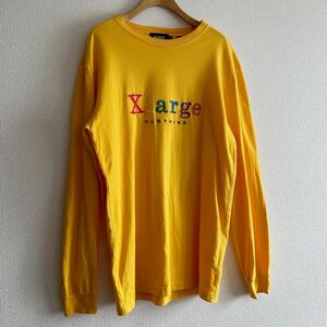 【XLARGE/エクストラージ】刺繍ロゴ カットソー ロンT