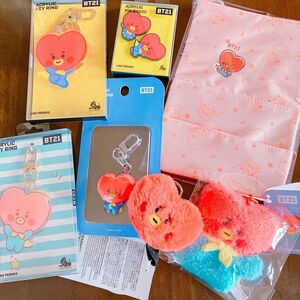 テテ テヒョン TATA V BTS BT21 tinytan グッズ セット ぬいぐるみ キーホルダー キーリング 