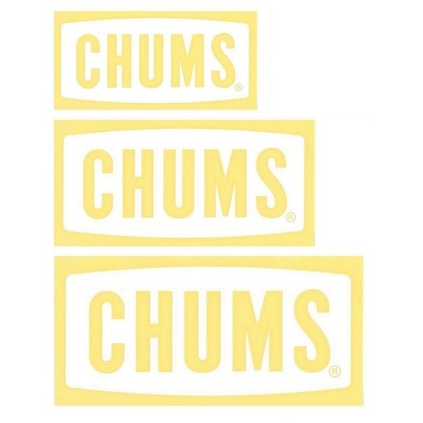 3枚セット CHUMS カッティング ステッカー CH62-1484 CH62-1483 CH62-1482 新品 防水素材