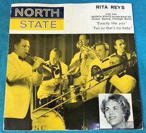 7”●Rita Reys The Dutch Swing College Band / Exactly Like You HOLLAND盤 North State 111.098.F