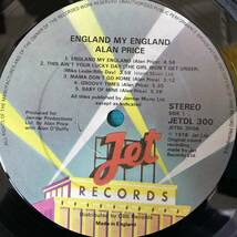 LP●Alan Price / England My England UKオリジナル盤JETDL 300 サバービア フリーソウル/AOR「This Ain't Your Lucky Day」収録_画像4