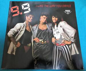 12”●9.9 / I Like The Way You Dance EUROPEオリジナル盤PT 49904 80'Sダンクラ