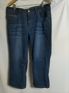 good day sweet lady's stretch ankle height Denim pants waist 84