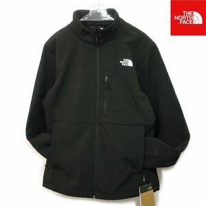 US限定新品 ノースフェイス(XL)耐風/撥水/伸縮 ソフトシェル ジャケット ブラック 黒 THE NORTHFACE APEX BIONIC WINDWALL 日本未発売/ca46