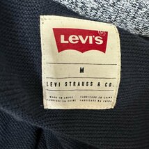 A719●Levi's　LEVI'S　リーバイス●カーディガン●Mサイズ　ネイビー系_画像5