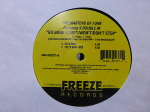 【us original】the masters of funk/go bang/nine/9 double m/