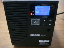 【通電OK】純正　OMRON／オムロン　無停電電源装置　UPS　BN75T　＃E0449_画像2