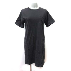 N.Natural Beauty Basic N.ナチュラルビューティーベーシック T シャツワンピース ひざ丈 半袖 M 茶 ブラウン /YI レディース