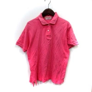  Mac rega-makrega-McGREGOR polo-shirt deer. . short sleeves M pink /YI lady's 