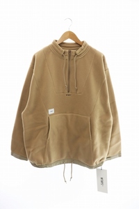 ダブルタップス WTAPS 21AW TERRITORY PULL OVER Coyote Brown テリトリー プル オーバー フリース 212ATDT-CSM31 03 コヨーテ ブラウン ☆