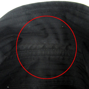 コムサイズム COMME CA ISM カジュアルシャツ 半袖 ボタンダウン ストライプ柄 M 黒 ブラック /SM46 メンズの画像4