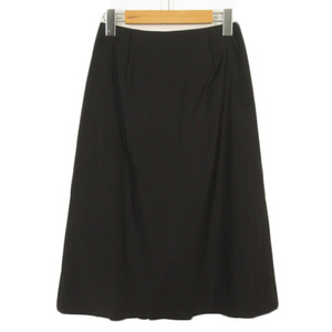  Comme Ca Du Mode COMME CA DU MODE skirt flair wool 9 black black lady's 