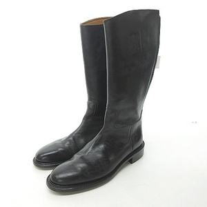 未使用品 オールドジョー OLDJOE タグ付き The Gamekeeper ARTISAN LEATHER RIDING BOOTS 212OJ-FW03 ロングブーツ レザー 黒 9 1/2 ■BL