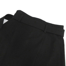 ザラ ZARA スカート インナーパンツ ミニ丈 台形 ベルト付き ブラック 黒 M レディース_画像5