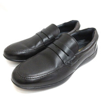 クラークス clarks Konrad penny 15103 シューズ ローファー 7 ブラック 230310E 靴 ■ECS メンズ_画像1